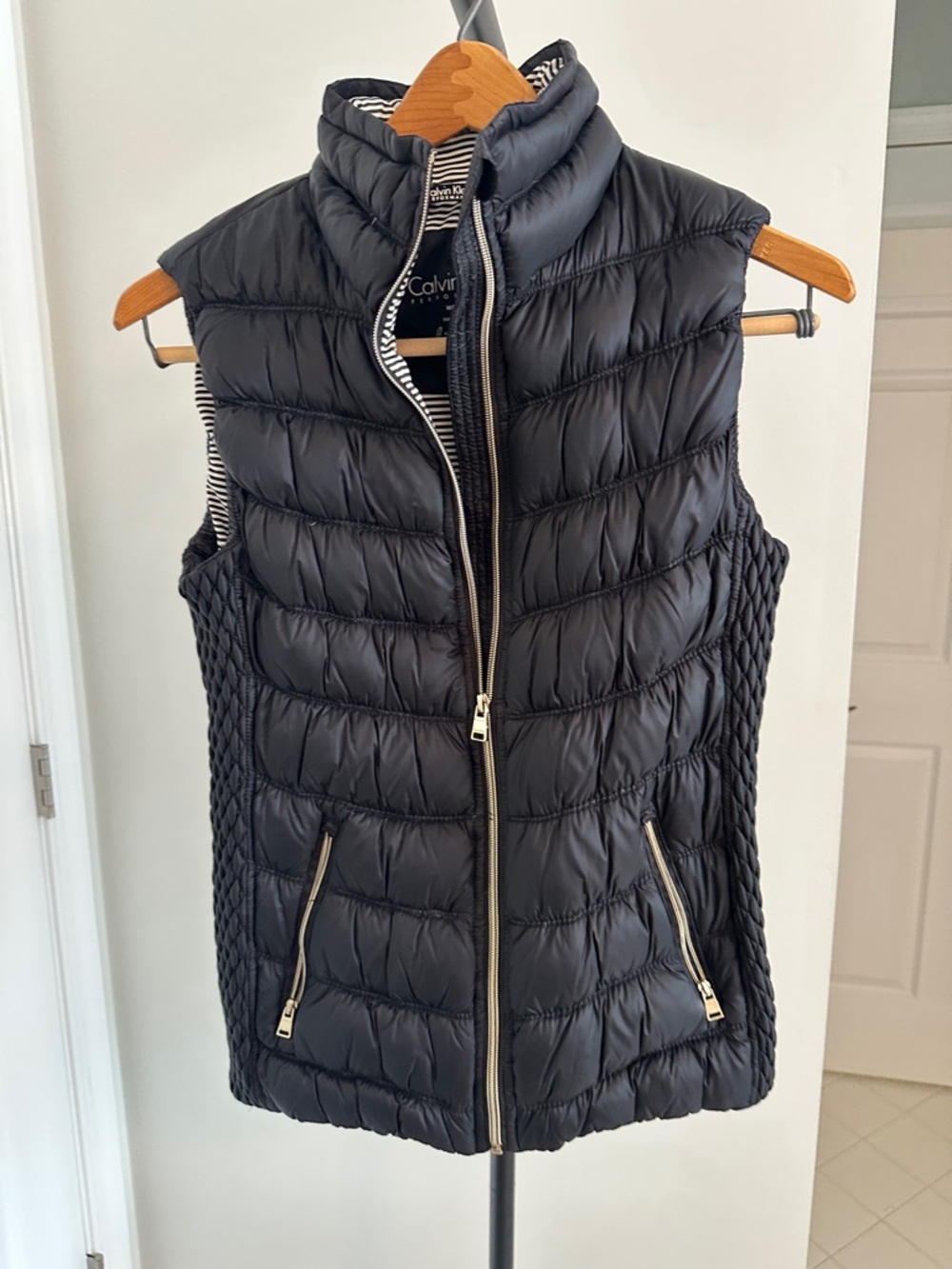 Calvin Klein Quilted Down Black Puffer Vest